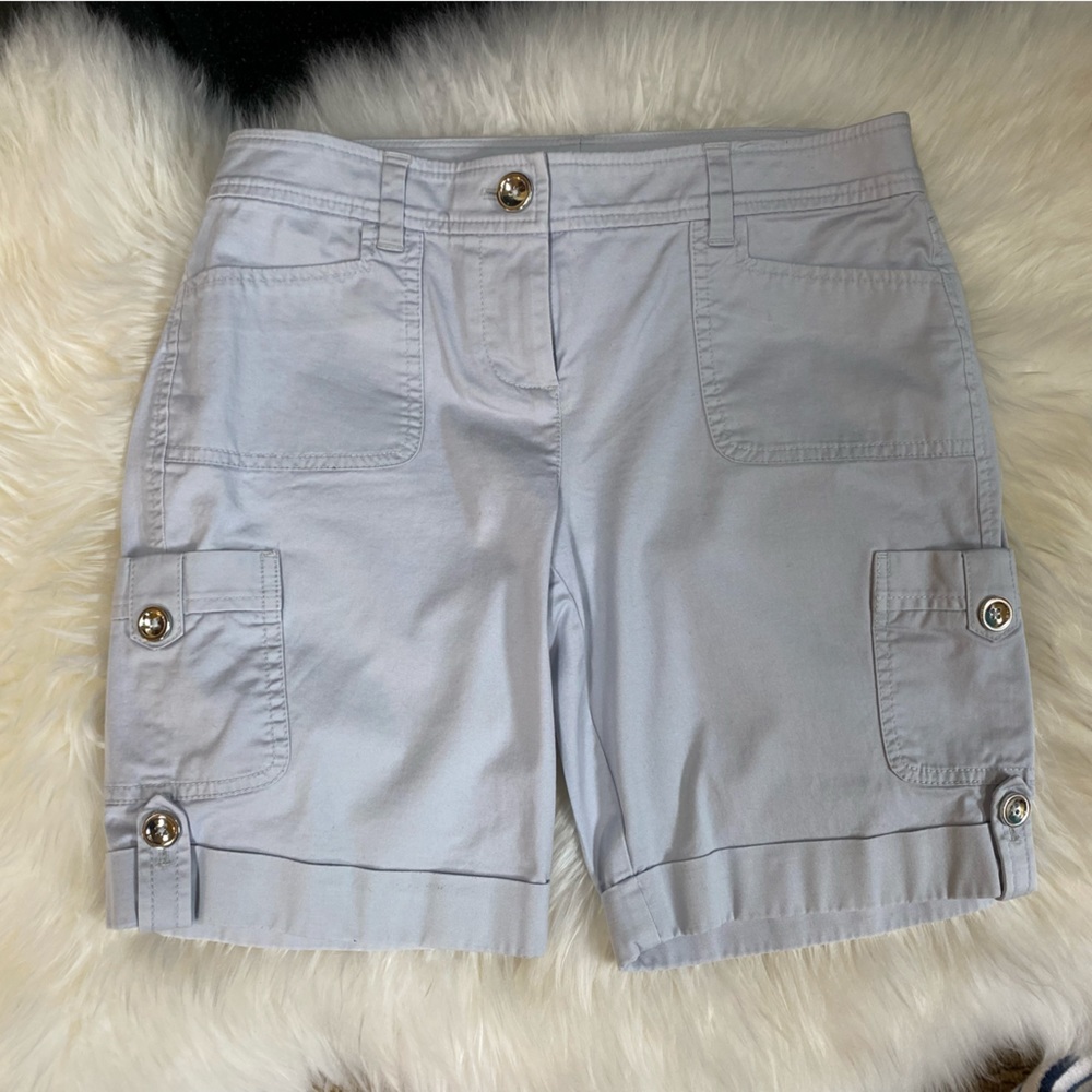 WHBM light gray shorts, Size 2